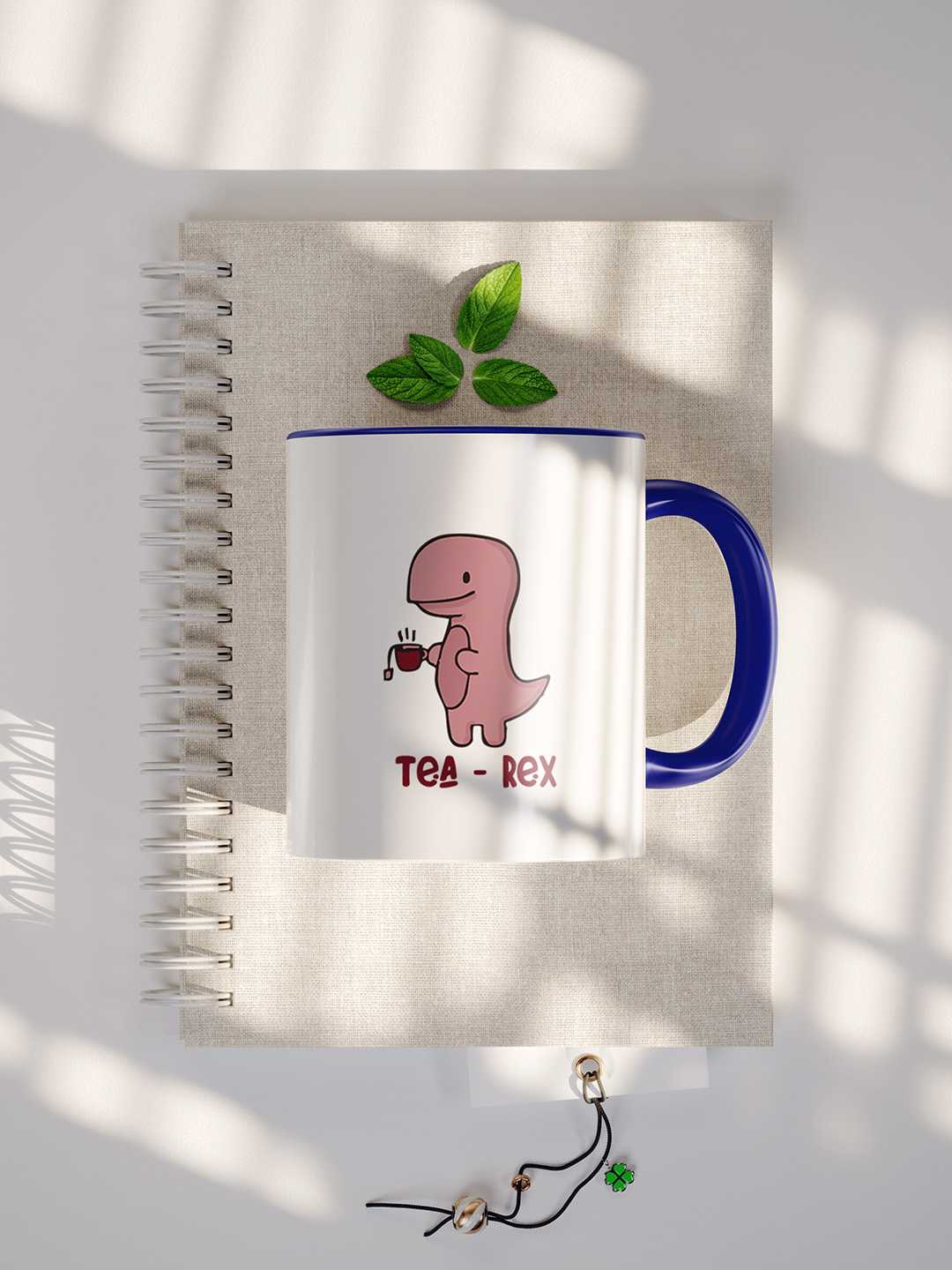 TEA-REX Graphic Printed Ceramic Mug