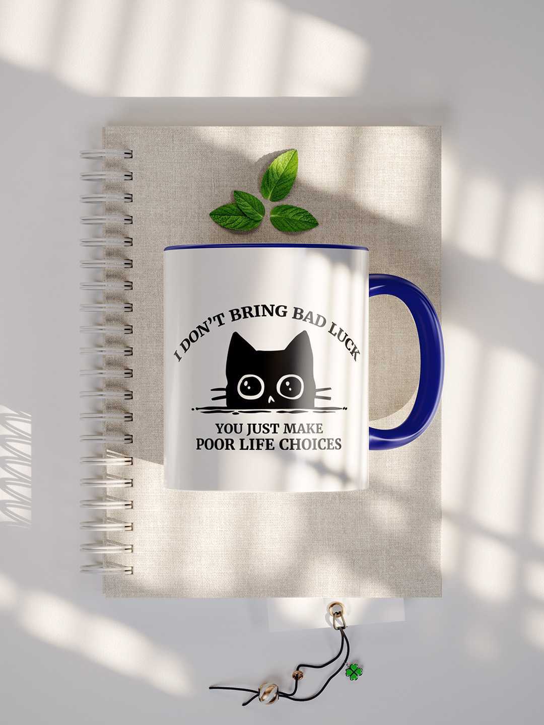 U MAKE POOR LIFE CHOICES Graphic Printed Ceramic Mug