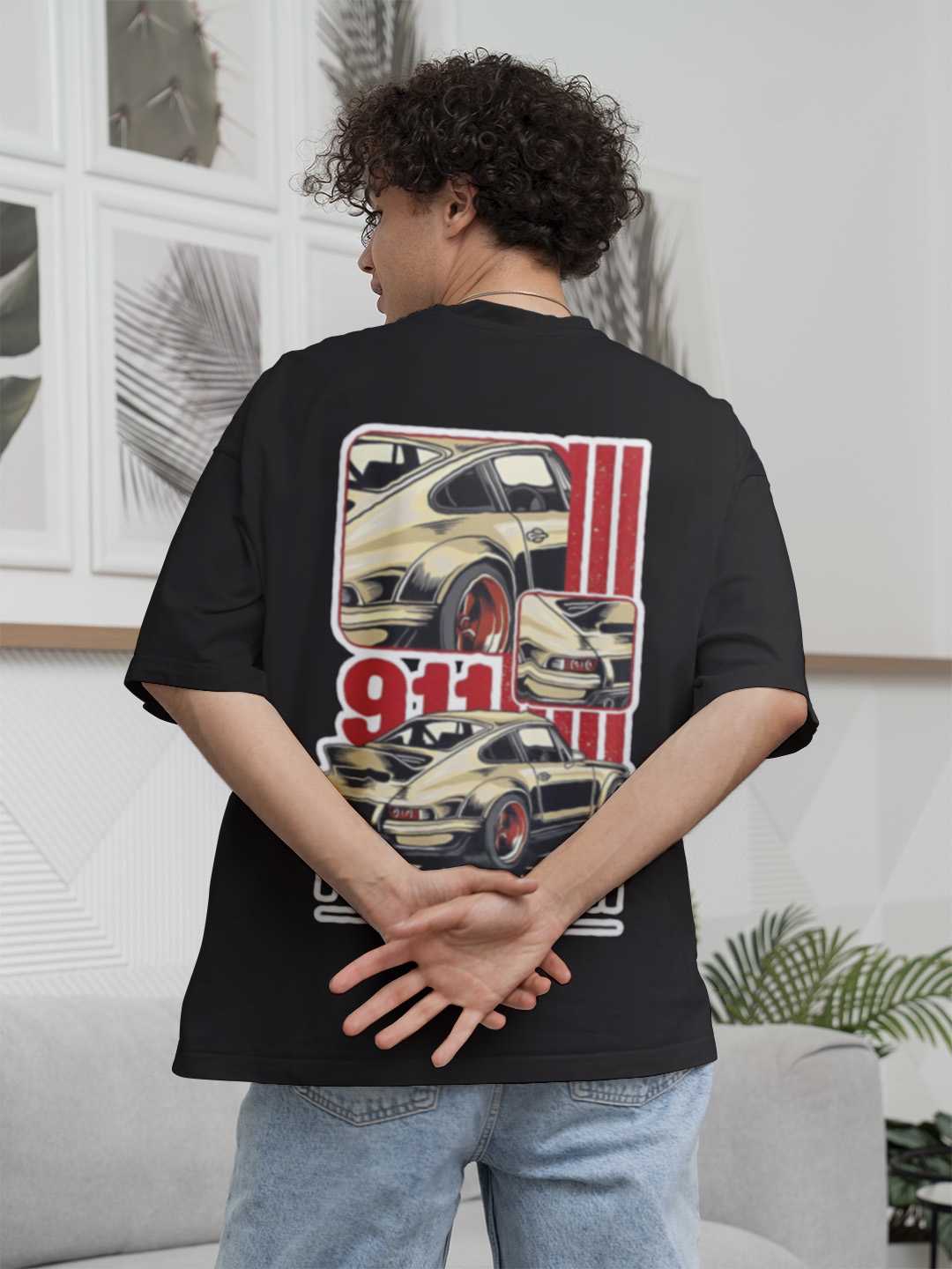 Sports Car 911 Oversized Tee