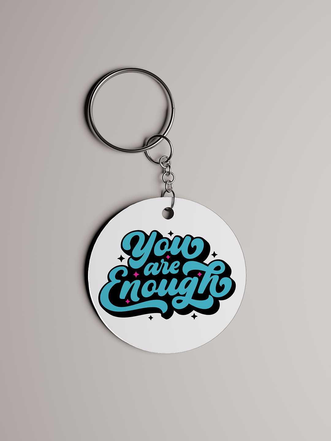 You are Enough Graphic Keychain