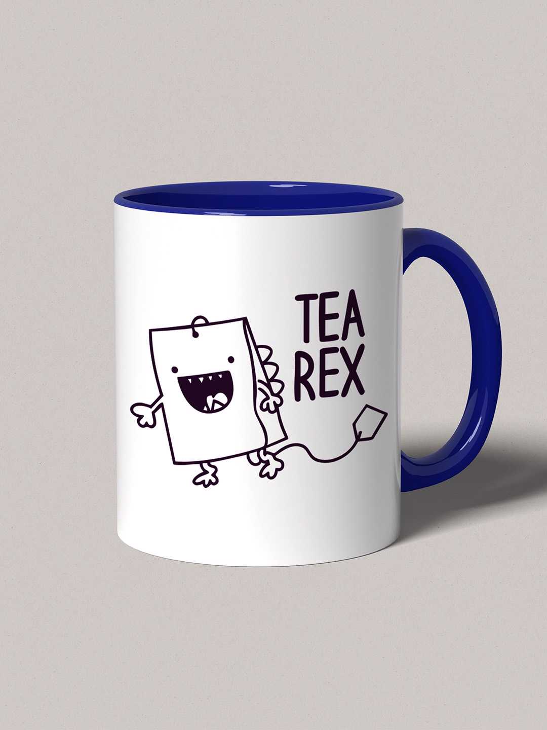 TEA REX Graphic Printed Ceramic Mug