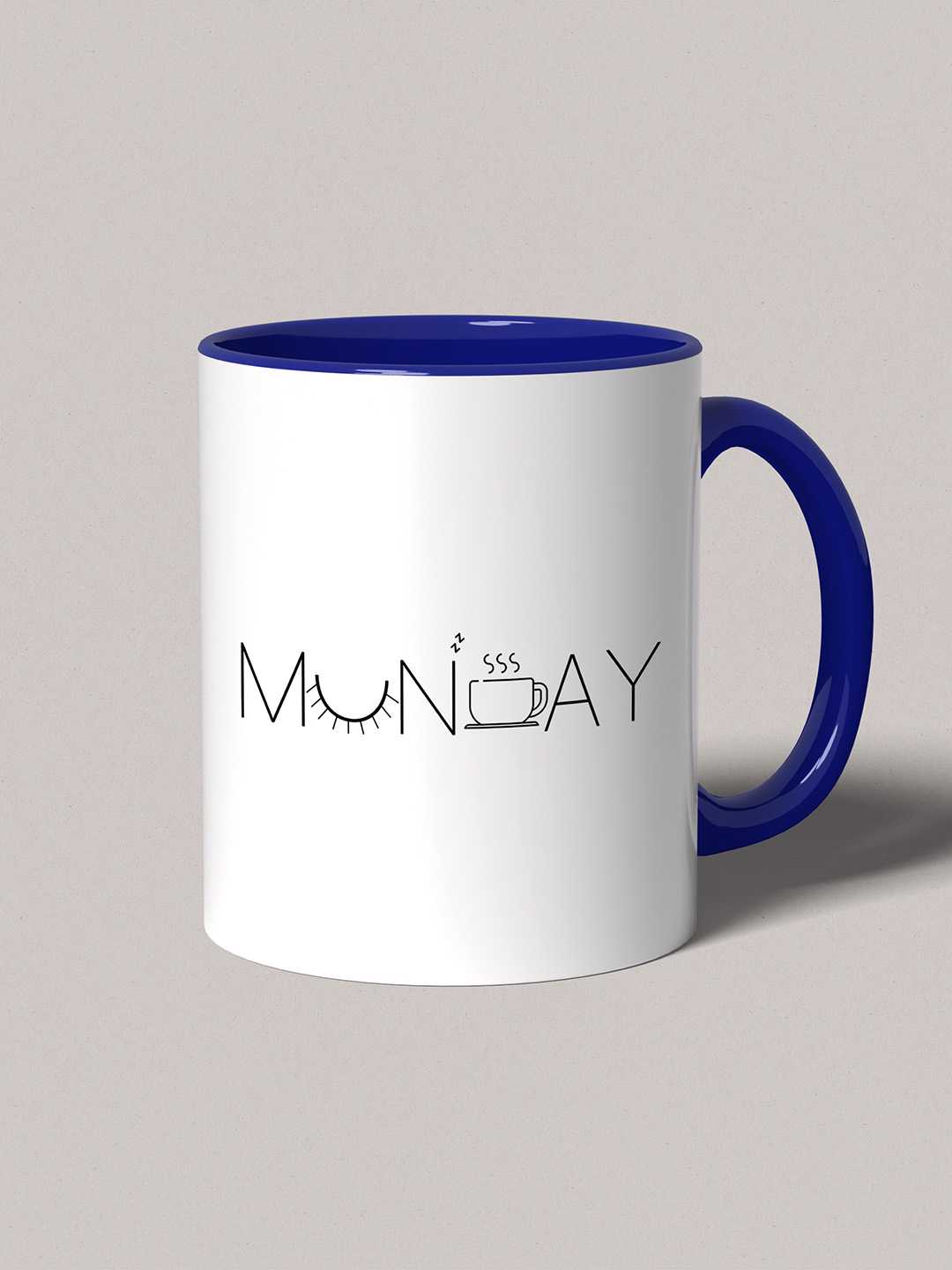MONDAY Graphic Printed Ceramic Mug