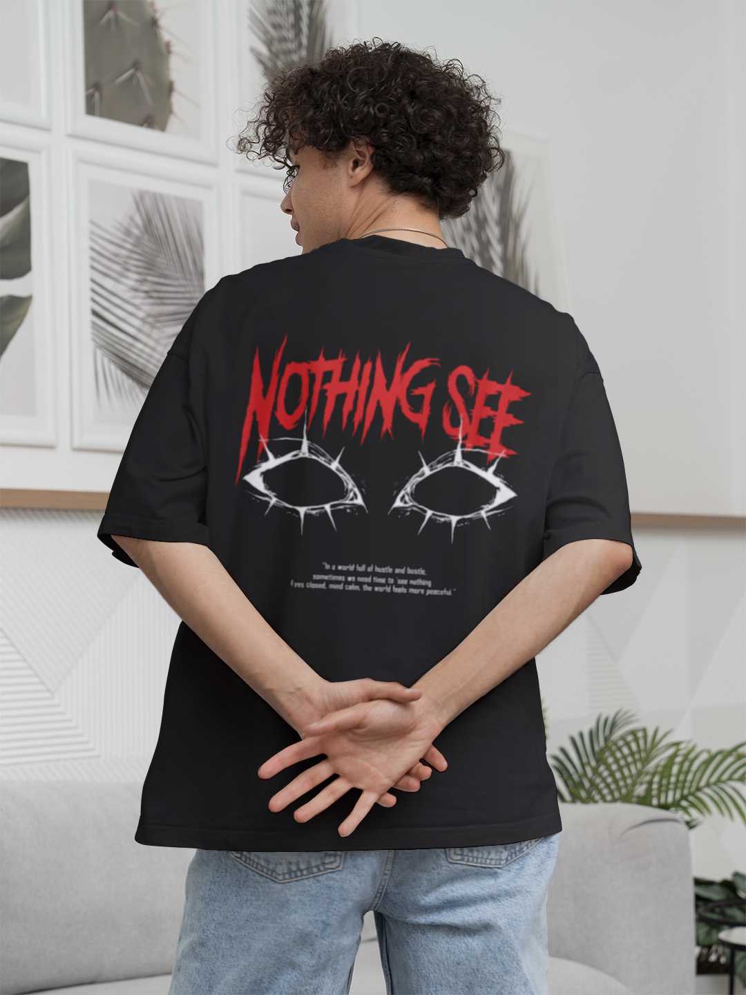 Nothing See Oversized Tee