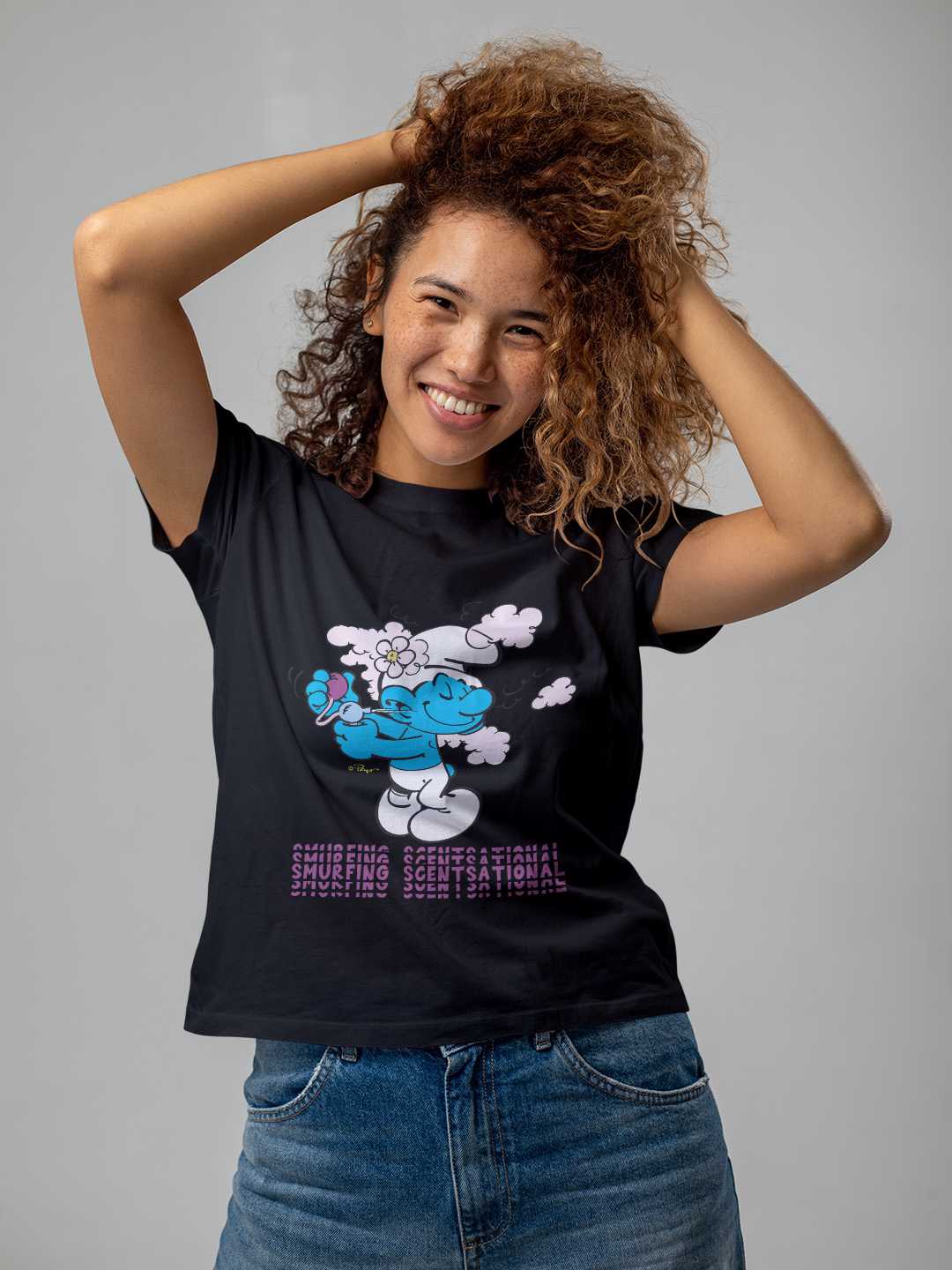 Scentsational Smurfs Regular Graphic Tee