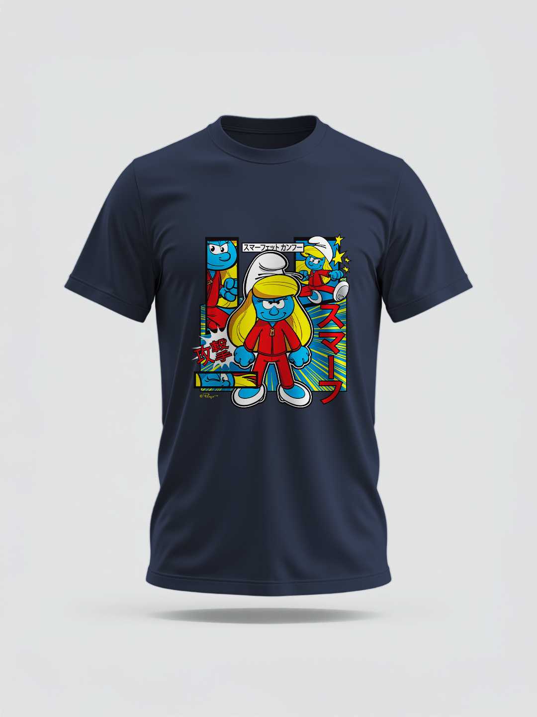 Smurfette Cute Kung Fu Unisex Regular Tee