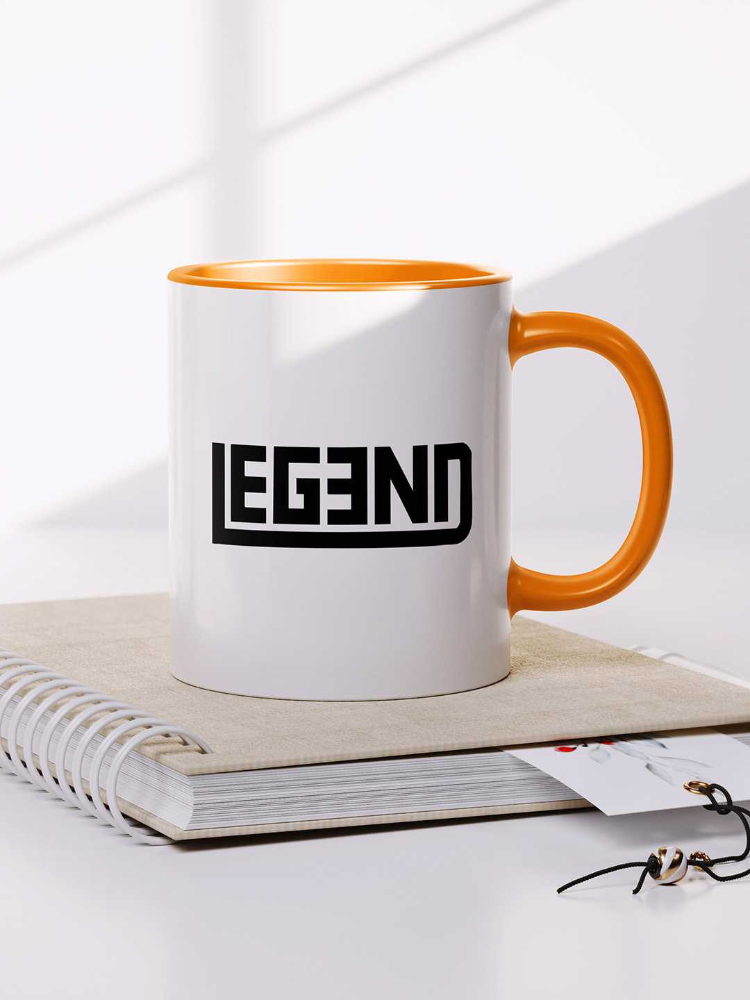 LEGEND Graphic Printed Ceramic Mug