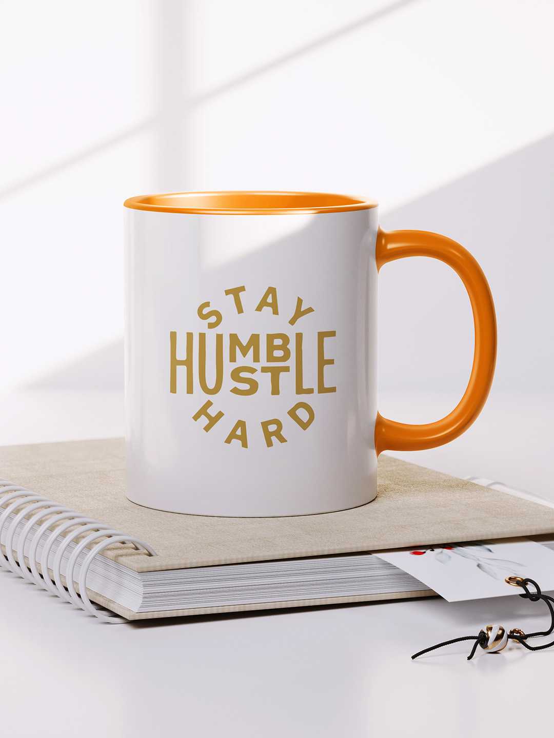 STAY HUMBLE Graphic Printed Ceramic Mug