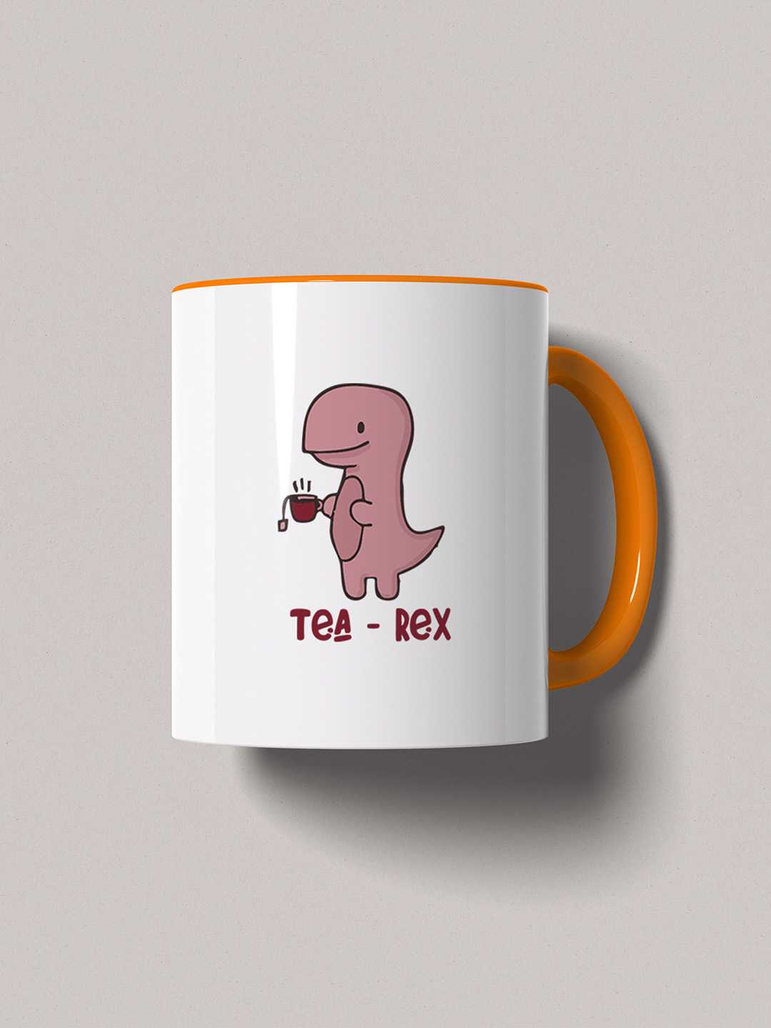 TEA-REX Graphic Printed Ceramic Mug