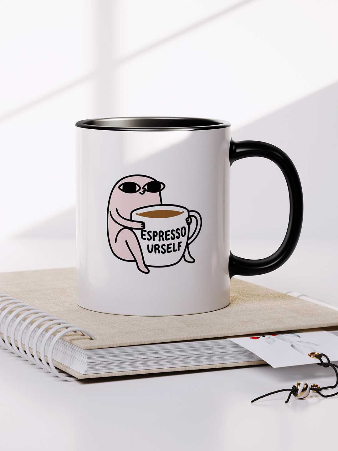 Espresso Urself Graphic Printed Ceramic Mug