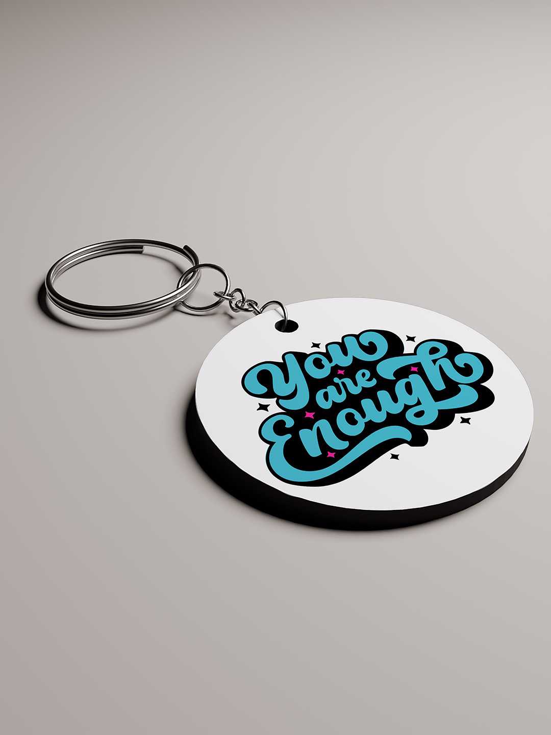 You are Enough Graphic Keychain