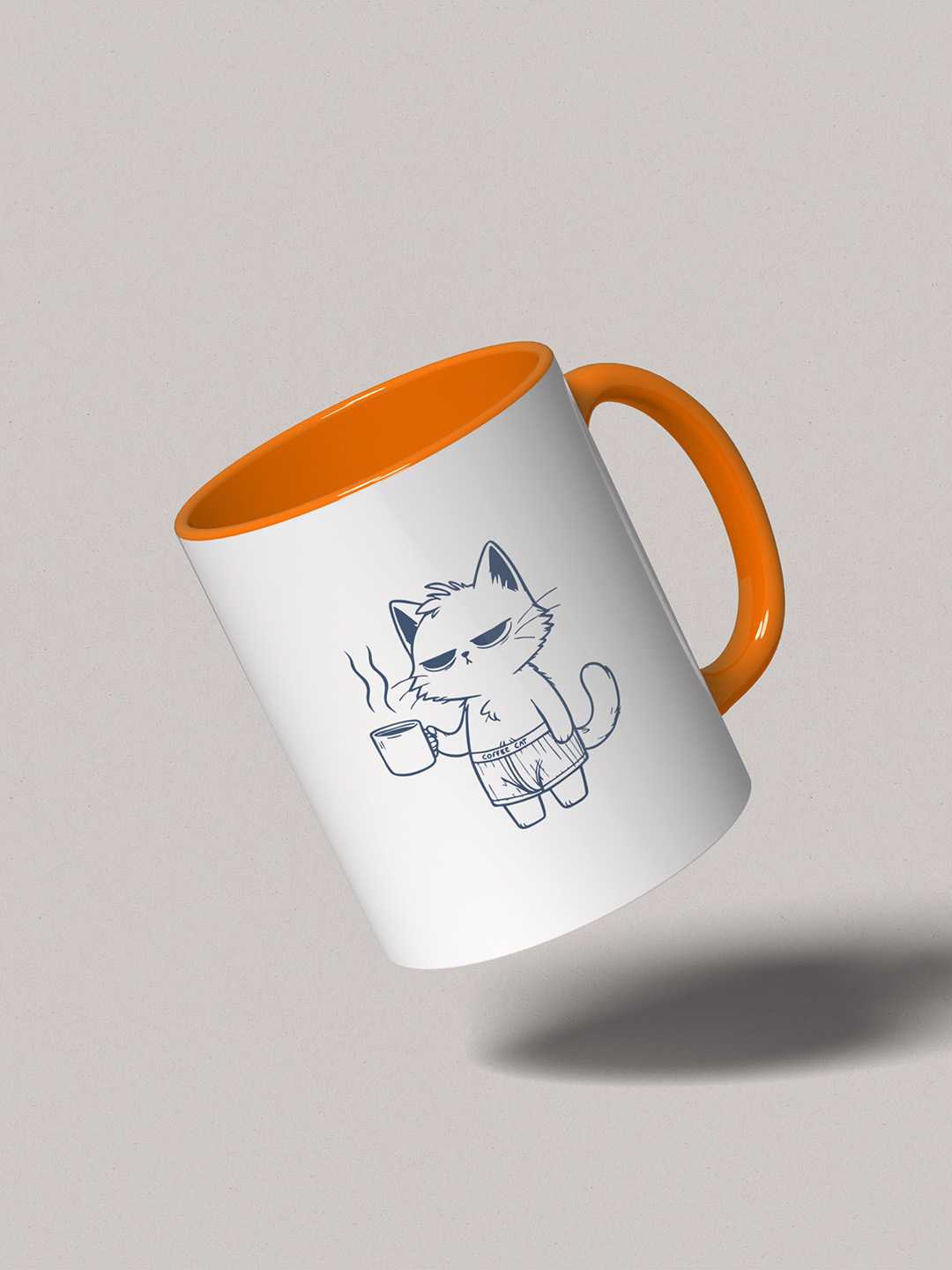 GRUMPY CAT Graphic Printed Ceramic Mug