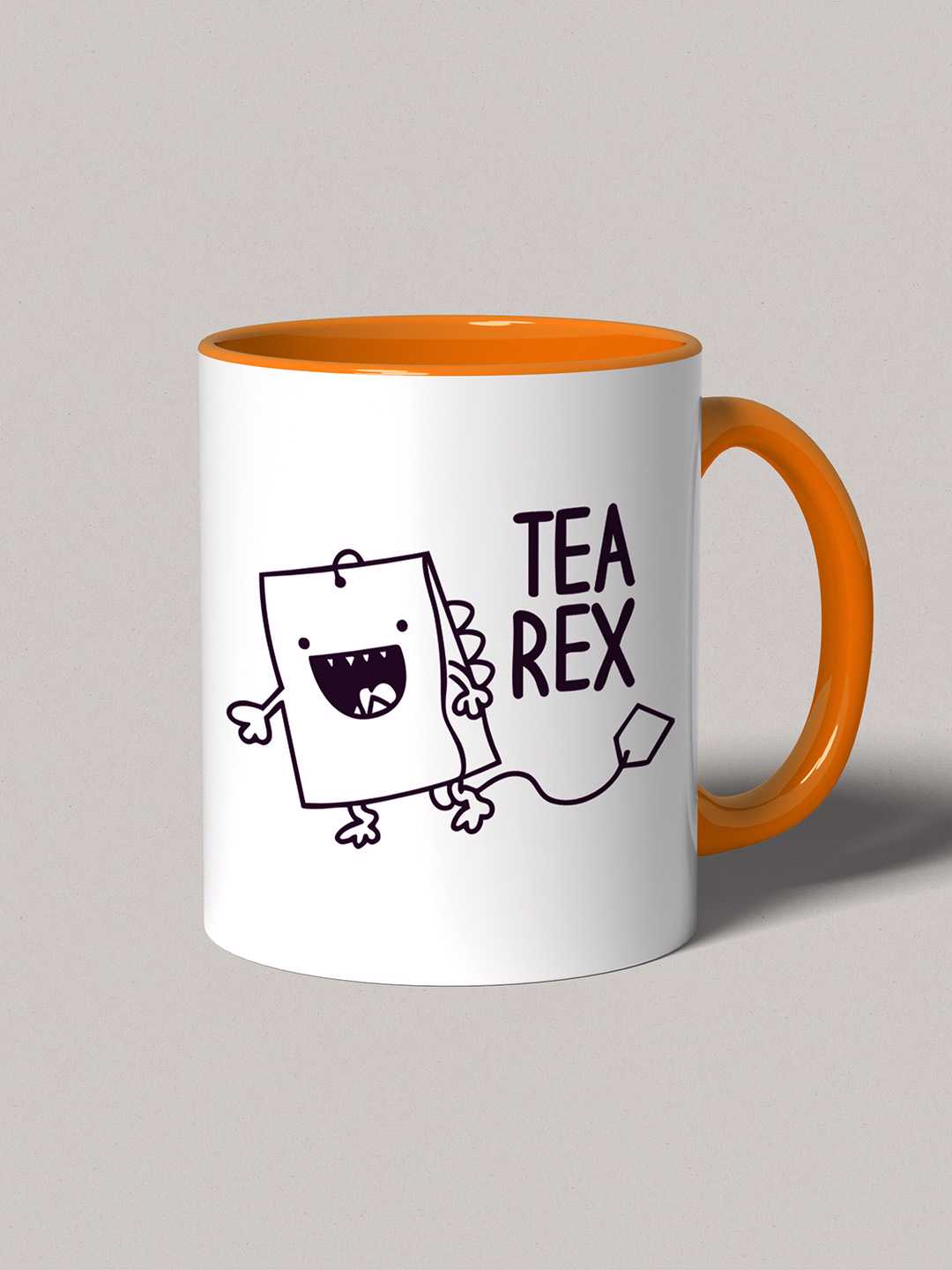 TEA REX Graphic Printed Ceramic Mug