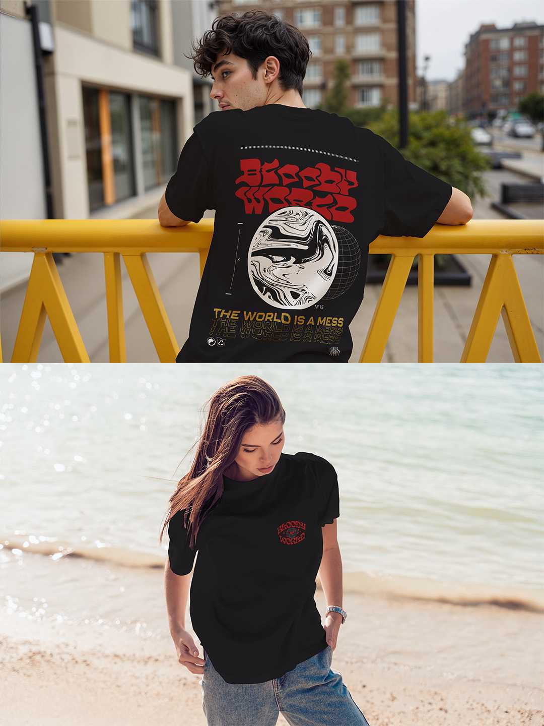 Bloody World Oversized Tee