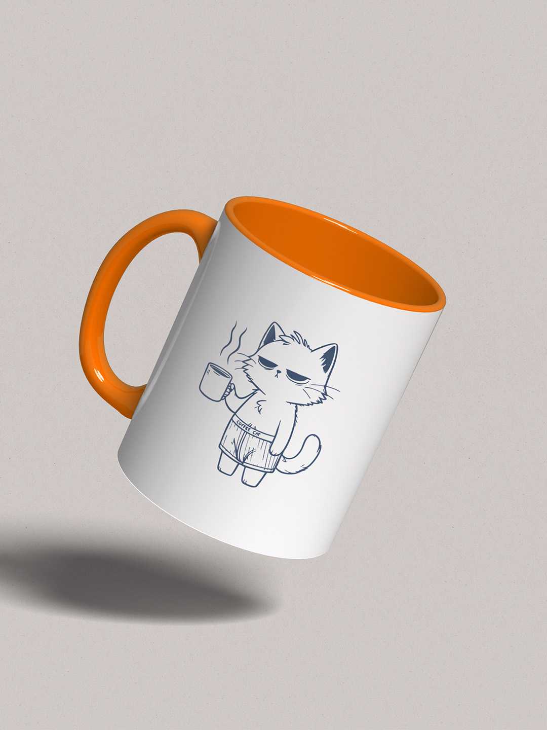 GRUMPY CAT Graphic Printed Ceramic Mug