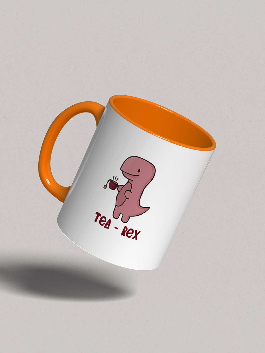 TEA-REX Graphic Printed Ceramic Mug