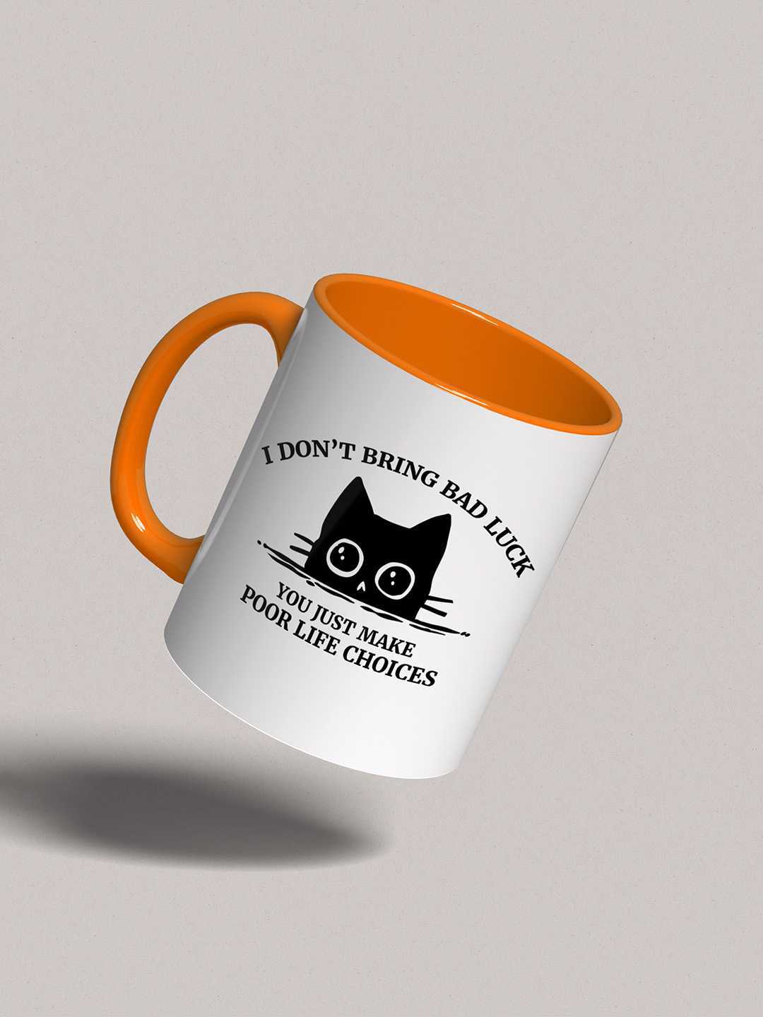 U MAKE POOR LIFE CHOICES Graphic Printed Ceramic Mug