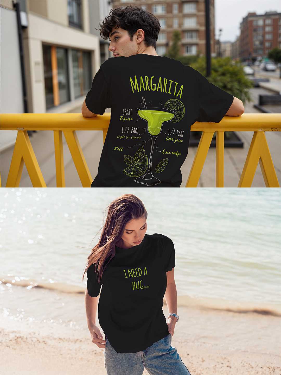 I Need A Huge Margarita Oversized Tee