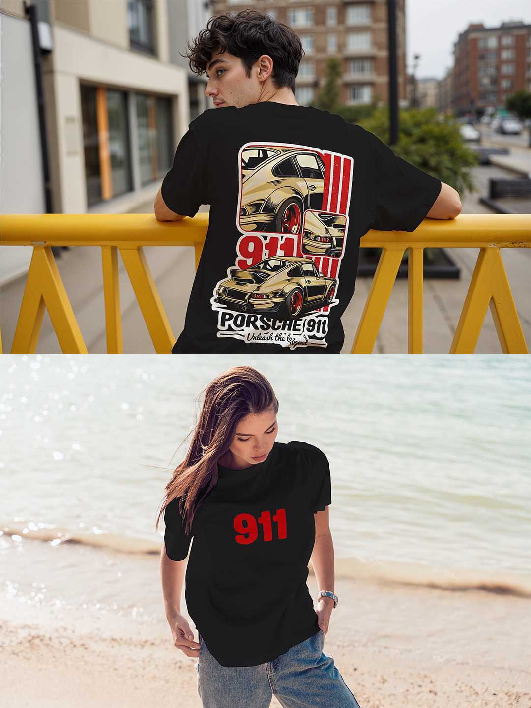 Sports Car 911 Oversized Tee