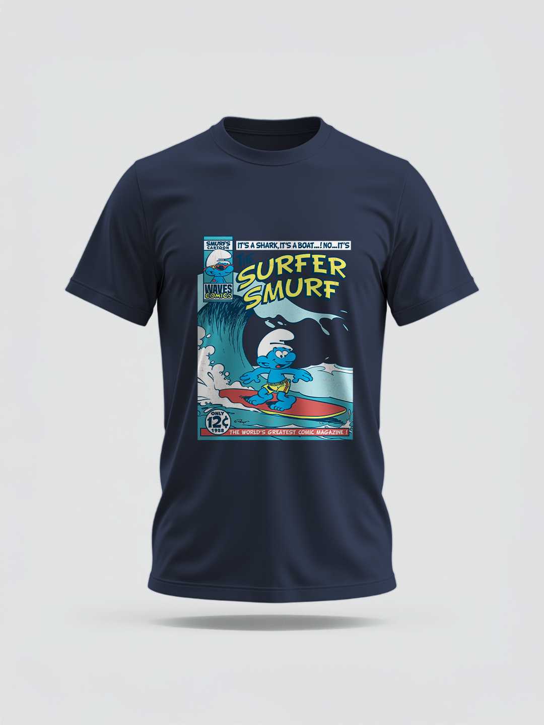 The Surfer Smurf Unisex Regular Tee