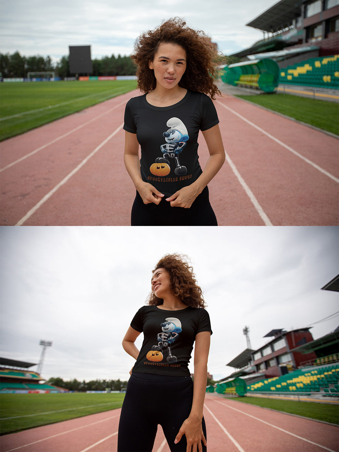 Spooktacular Smurf Regular Graphic Tee