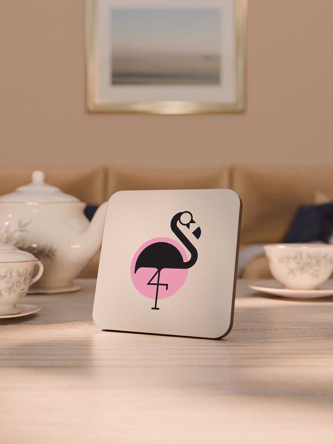 Birdy Nest Graphic Coasters - Pack of 6