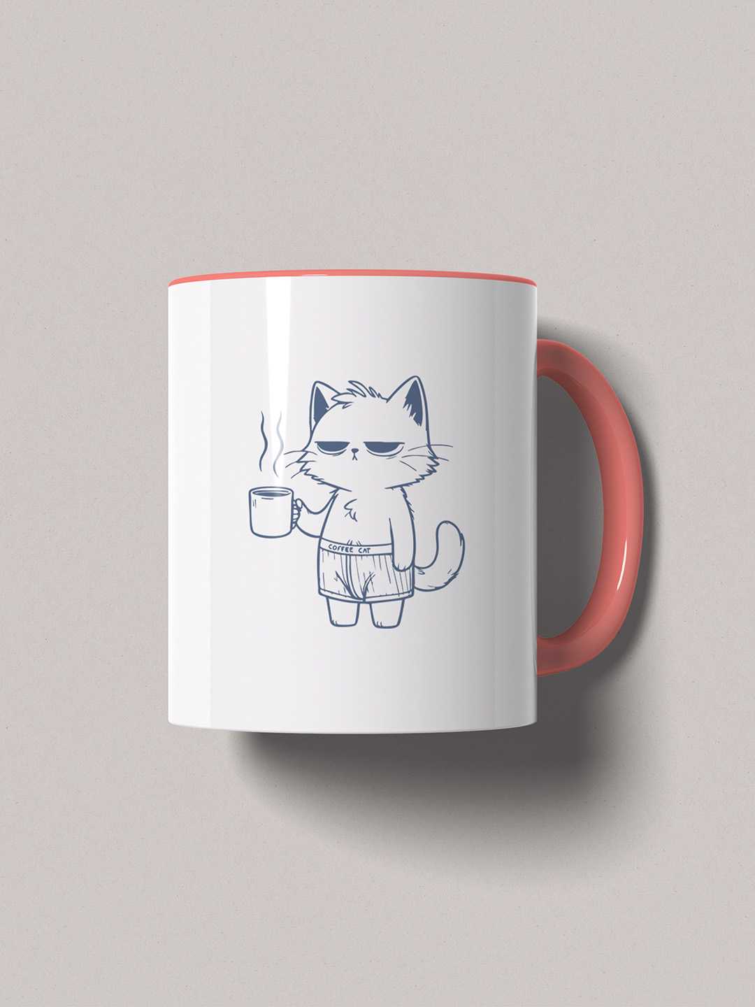 GRUMPY CAT Graphic Printed Ceramic Mug