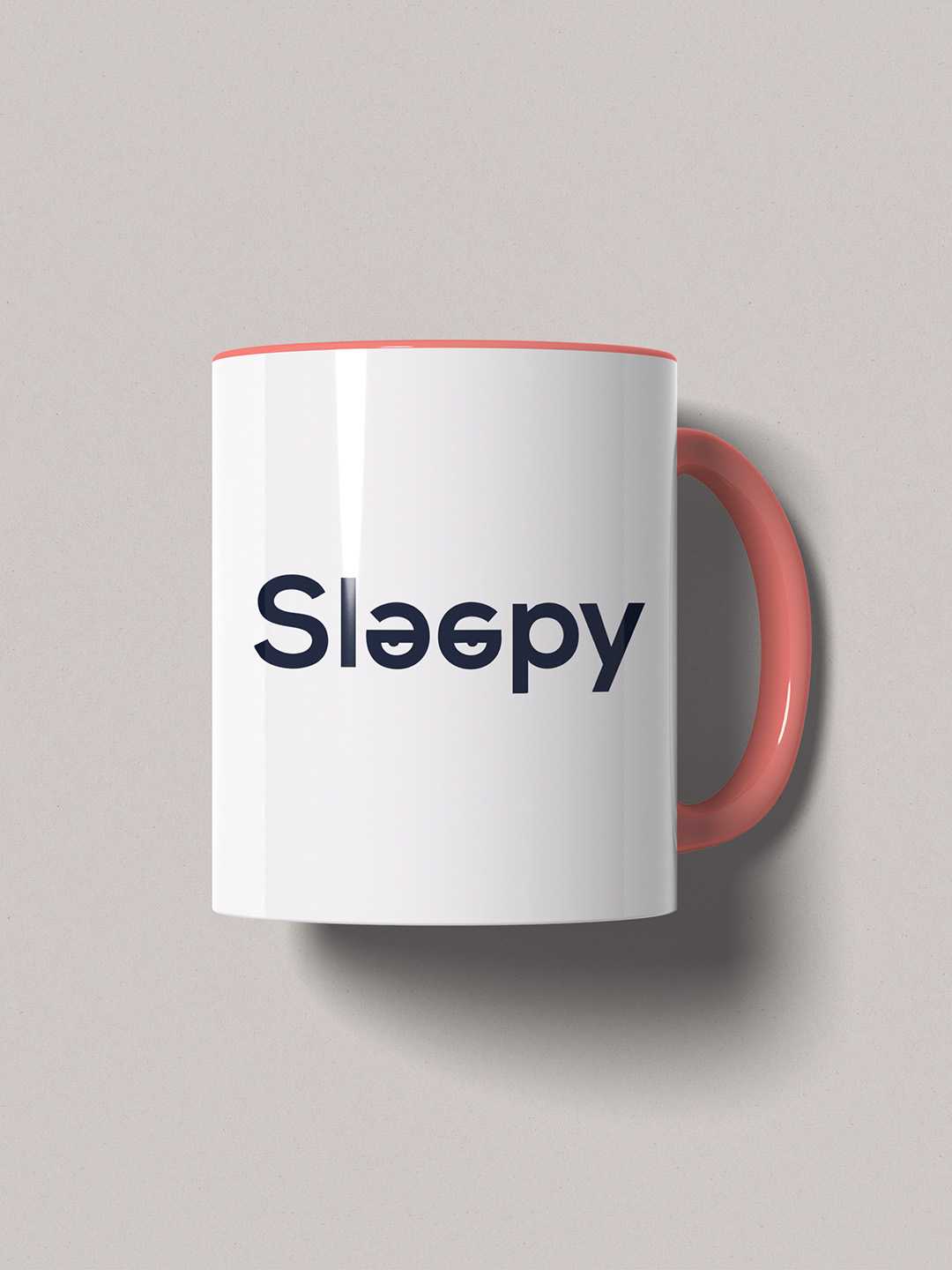 SLEEPY Graphic Printed Ceramic Mug