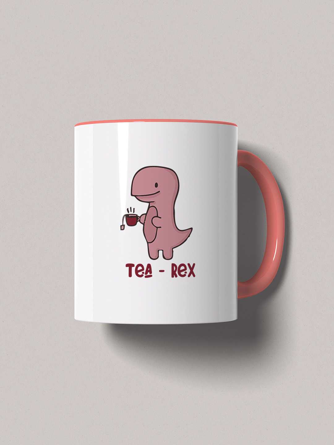 TEA-REX Graphic Printed Ceramic Mug