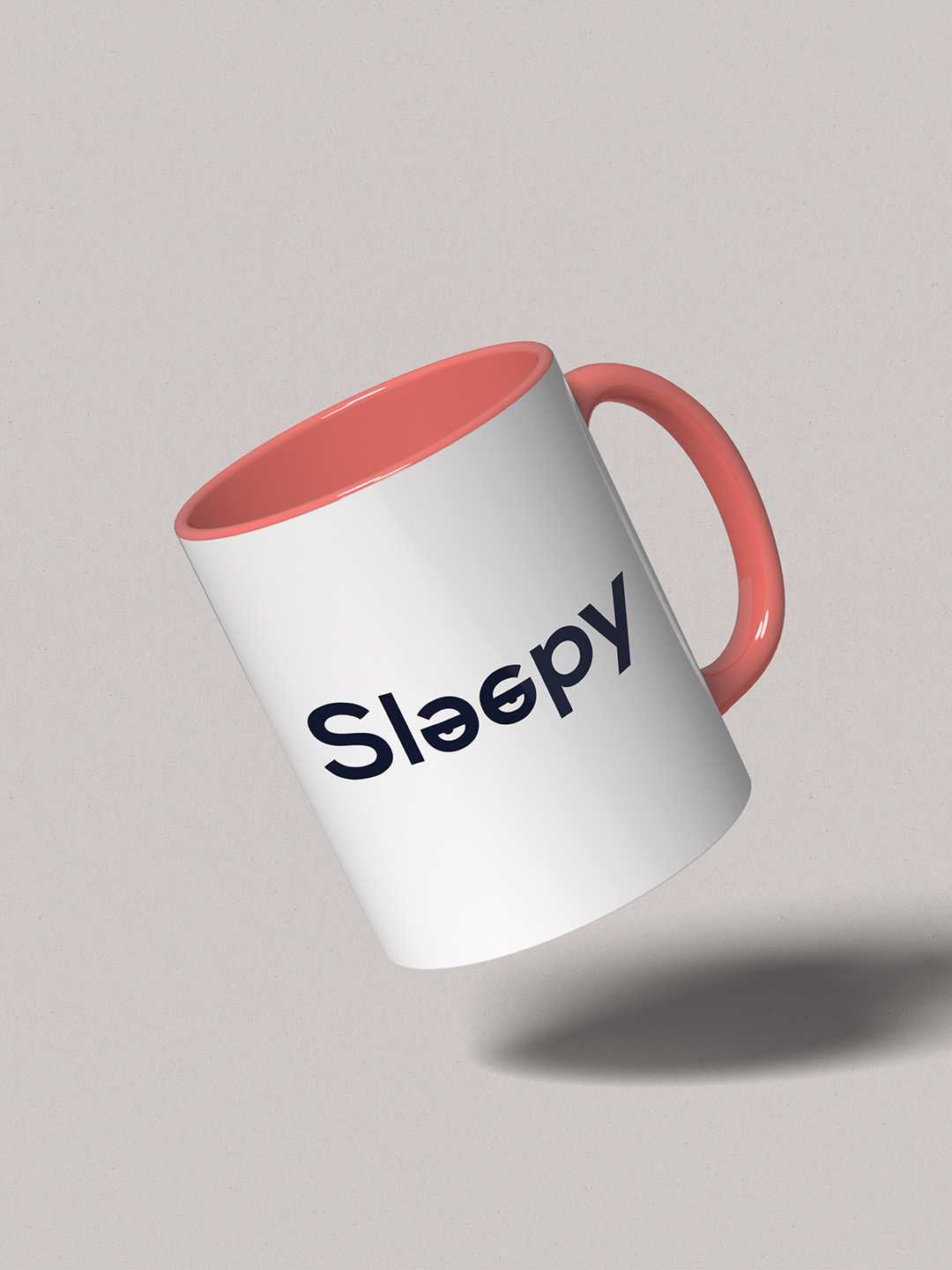 SLEEPY Graphic Printed Ceramic Mug