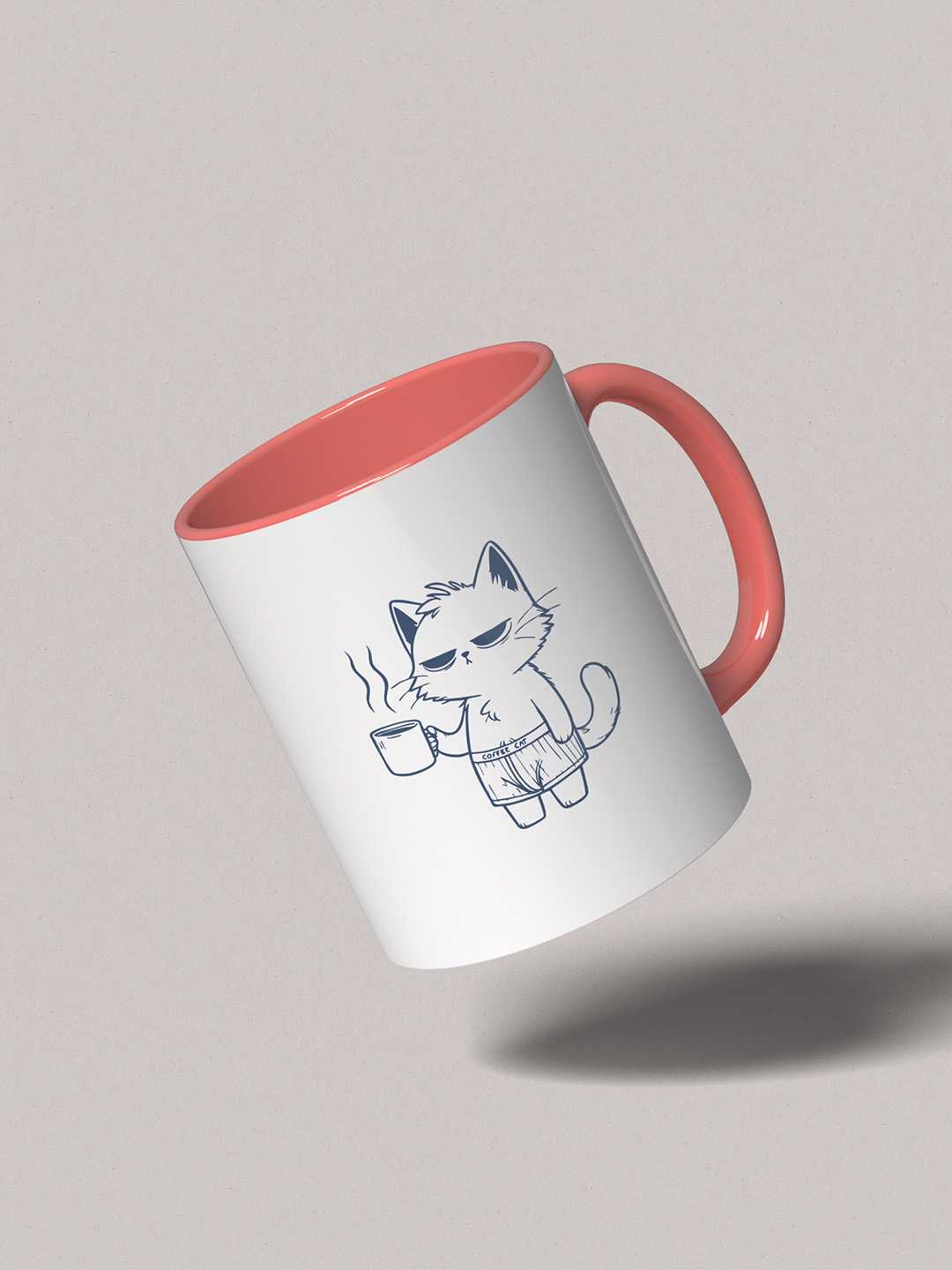 GRUMPY CAT Graphic Printed Ceramic Mug