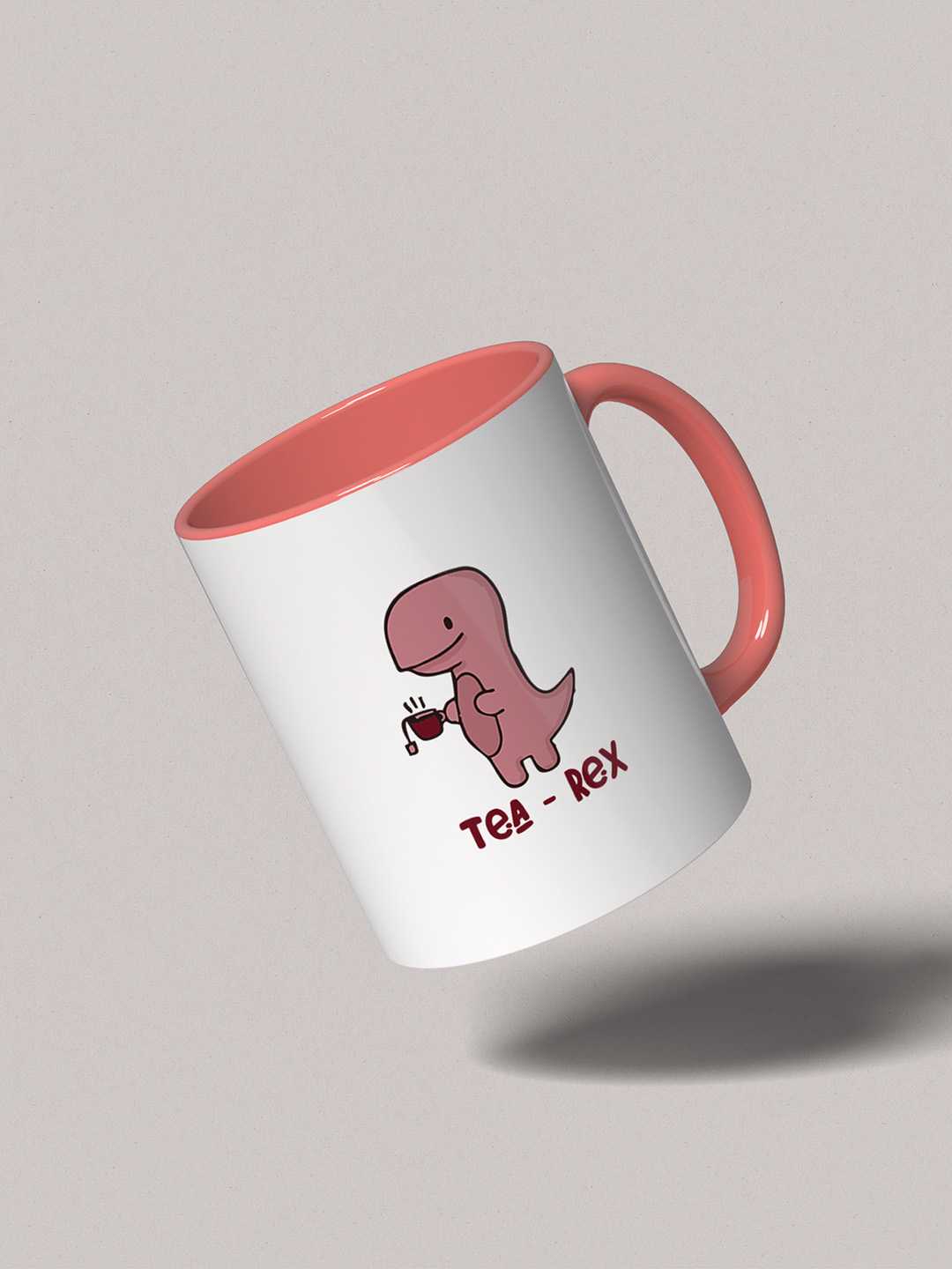 TEA-REX Graphic Printed Ceramic Mug