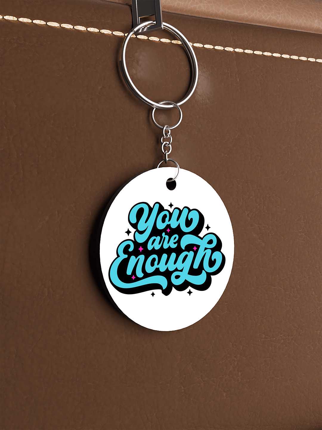 You are Enough Graphic Keychain