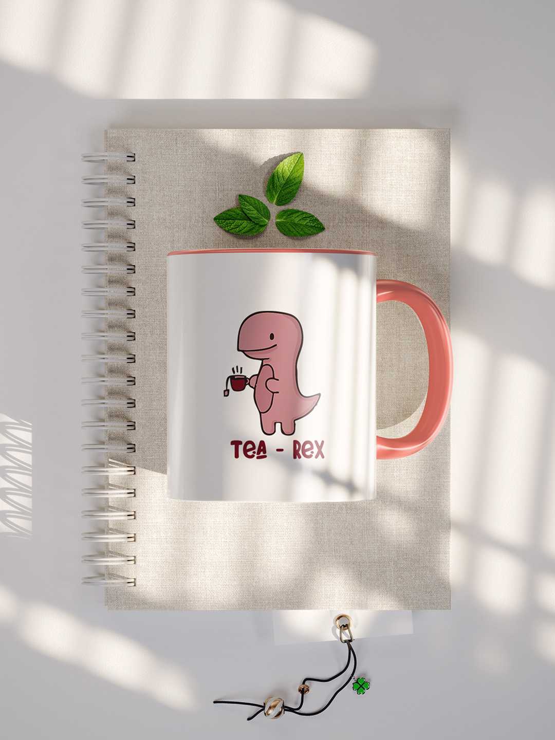 TEA-REX Graphic Printed Ceramic Mug