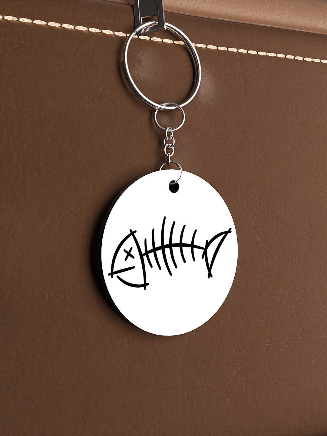 Fish Bone Keychain 10k+People Wearing MerchX