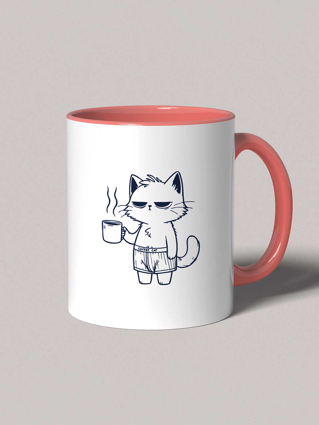 GRUMPY CAT Graphic Printed Ceramic Mug