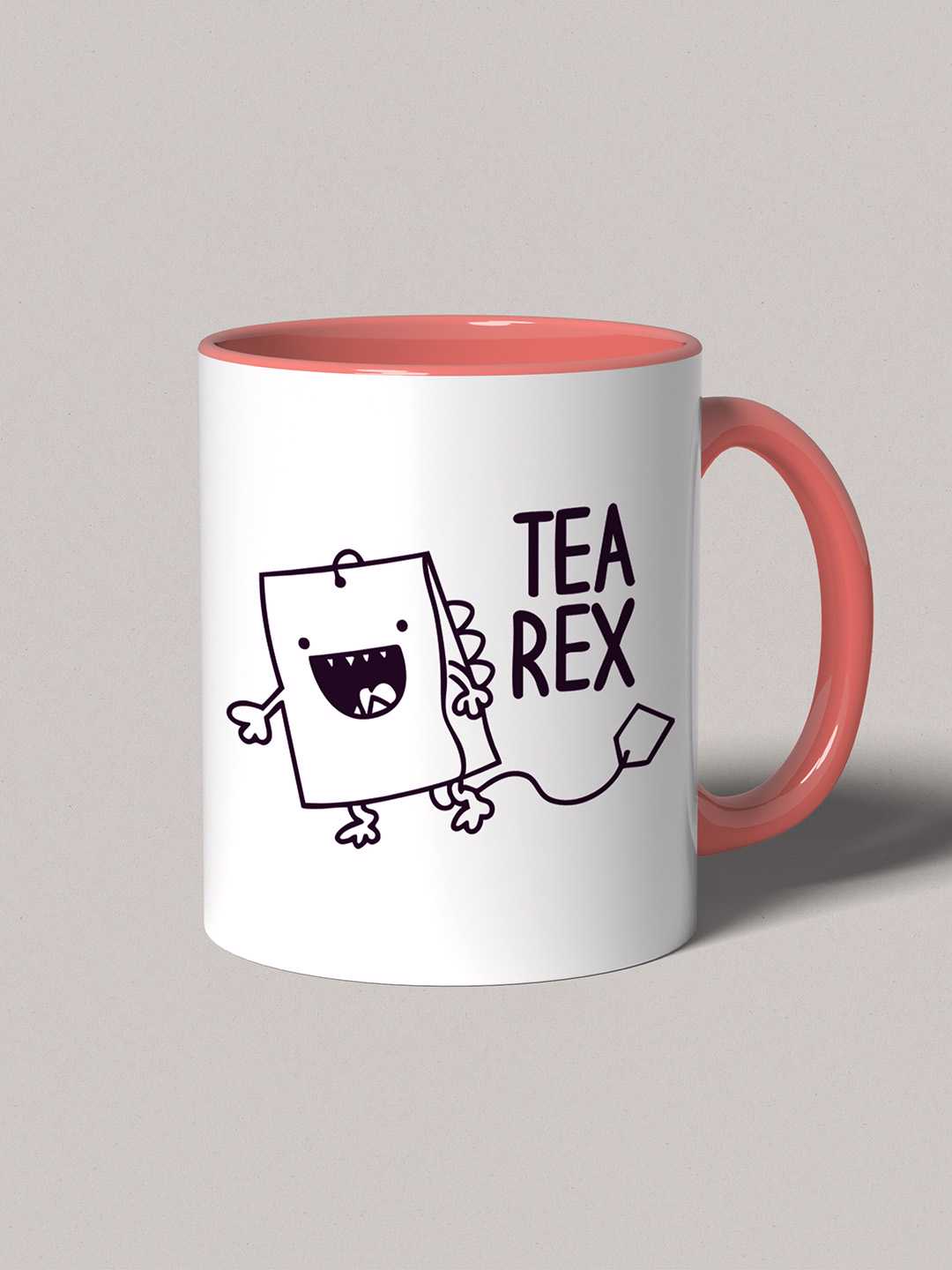 TEA REX Graphic Printed Ceramic Mug