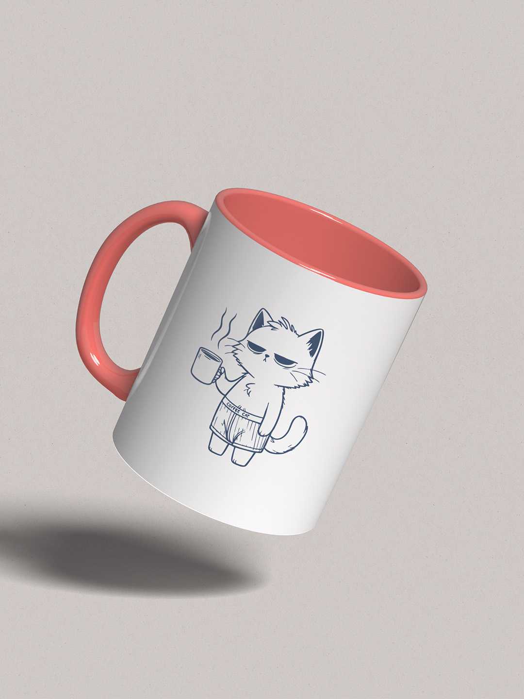 GRUMPY CAT Graphic Printed Ceramic Mug