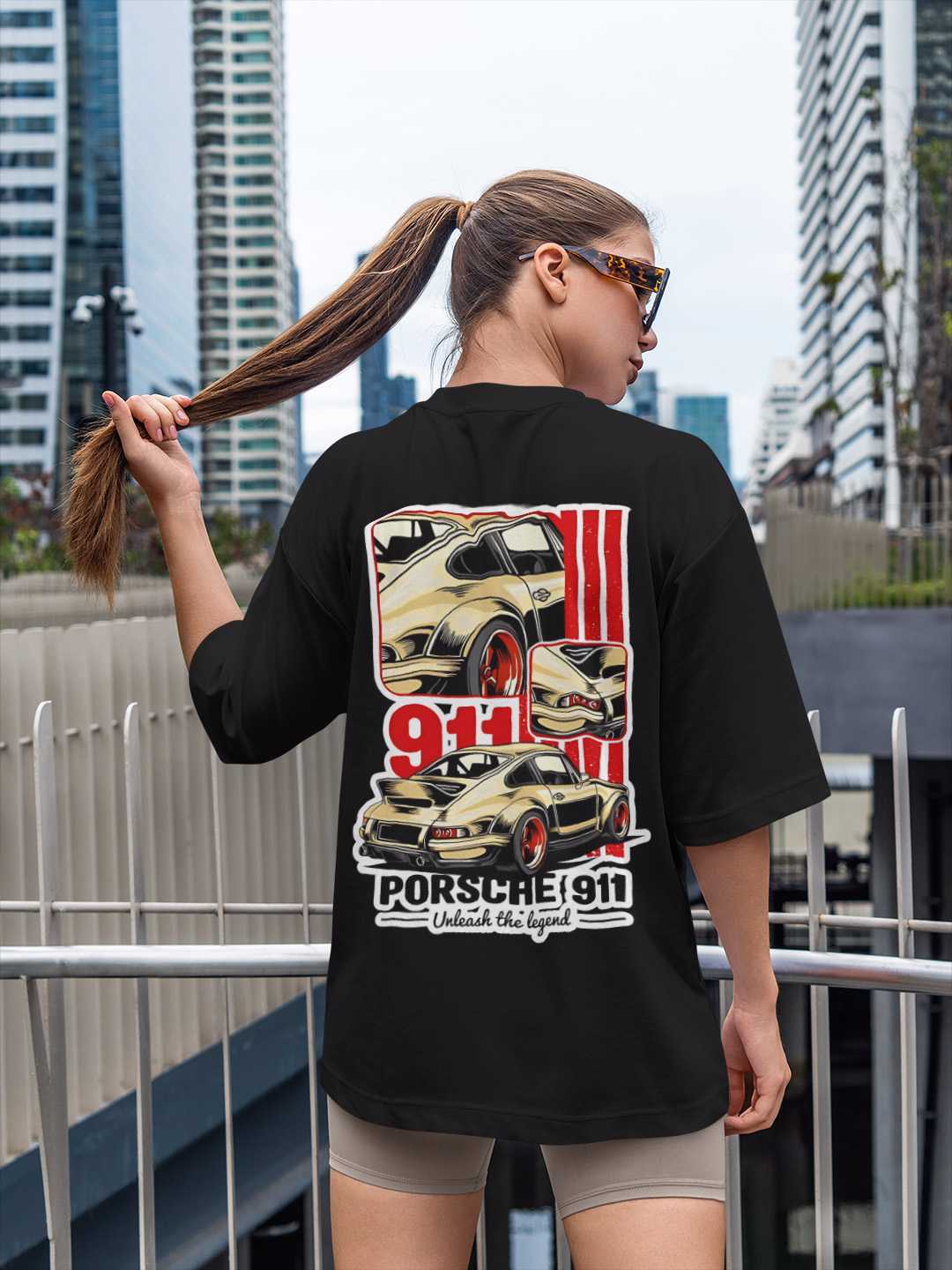 Sports Car 911 Oversized Tee