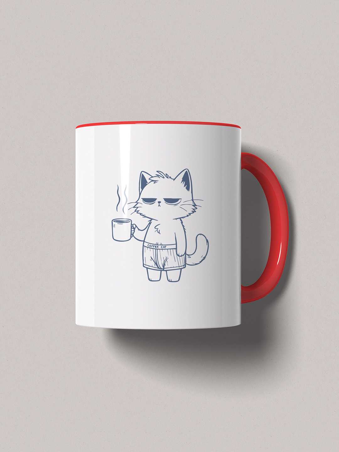 GRUMPY CAT Graphic Printed Ceramic Mug