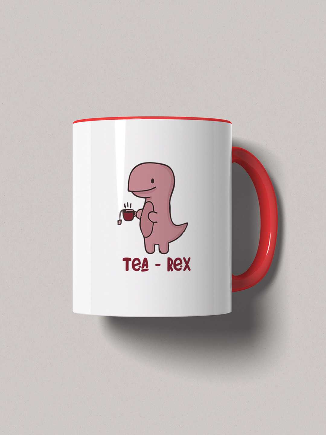 TEA-REX Graphic Printed Ceramic Mug