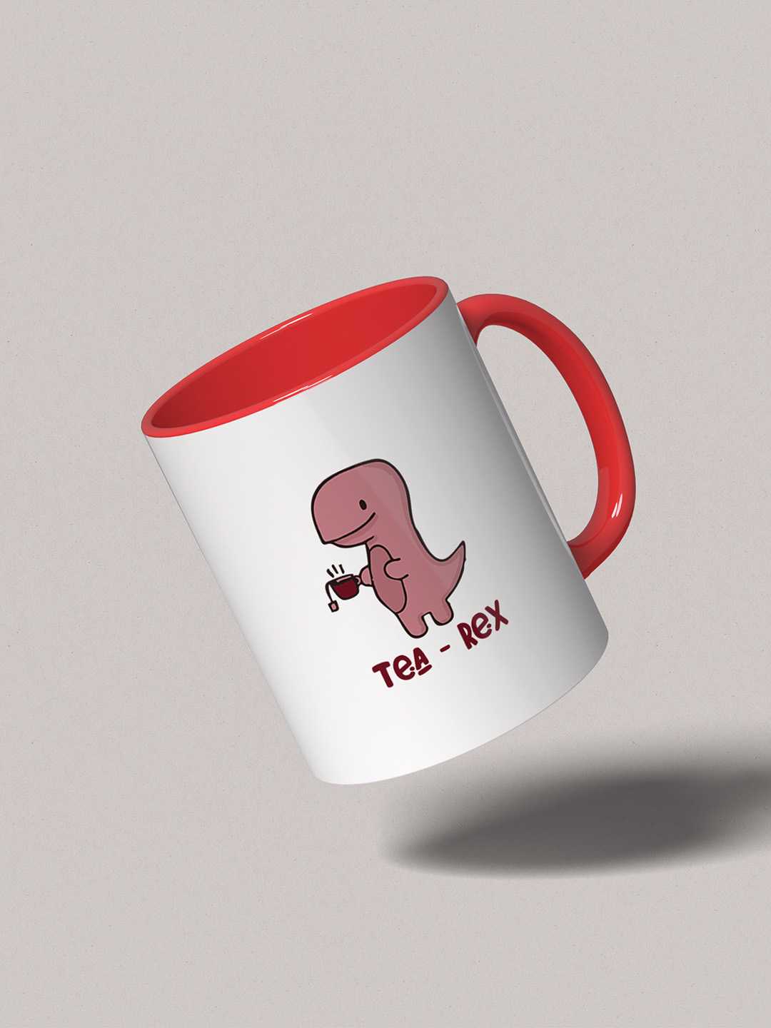 TEA-REX Graphic Printed Ceramic Mug
