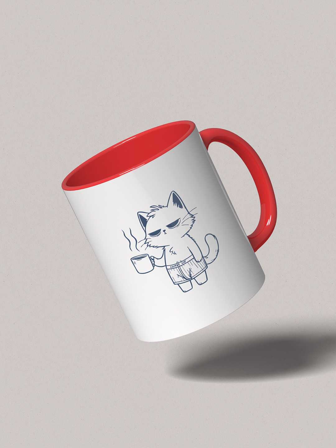 GRUMPY CAT Graphic Printed Ceramic Mug