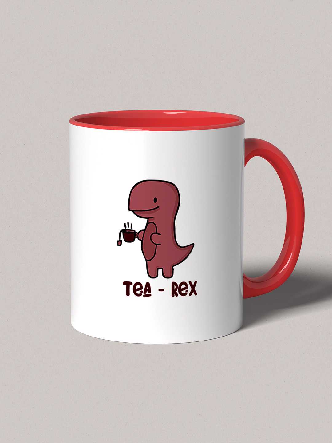TEA-REX Graphic Printed Ceramic Mug