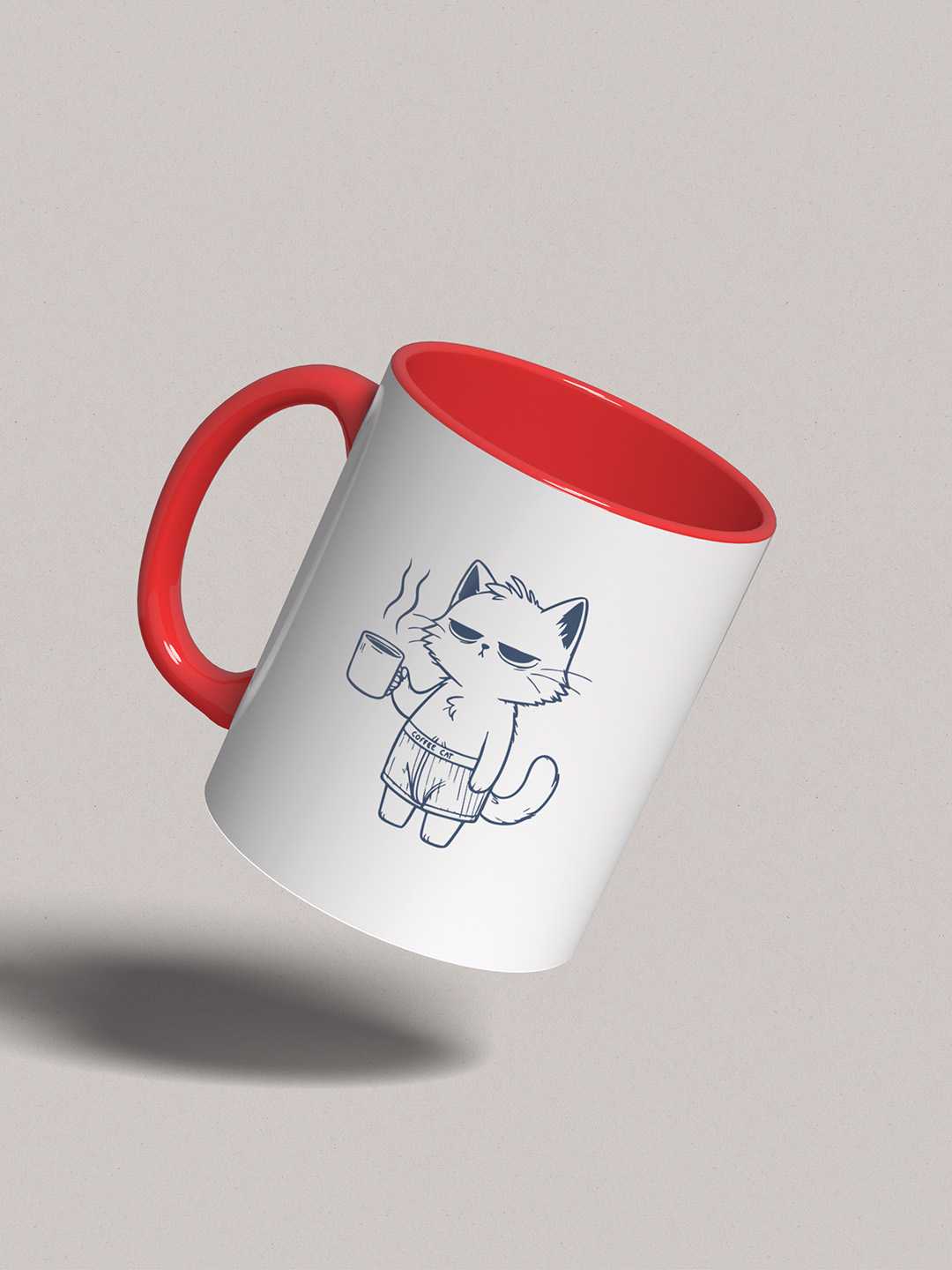 GRUMPY CAT Graphic Printed Ceramic Mug