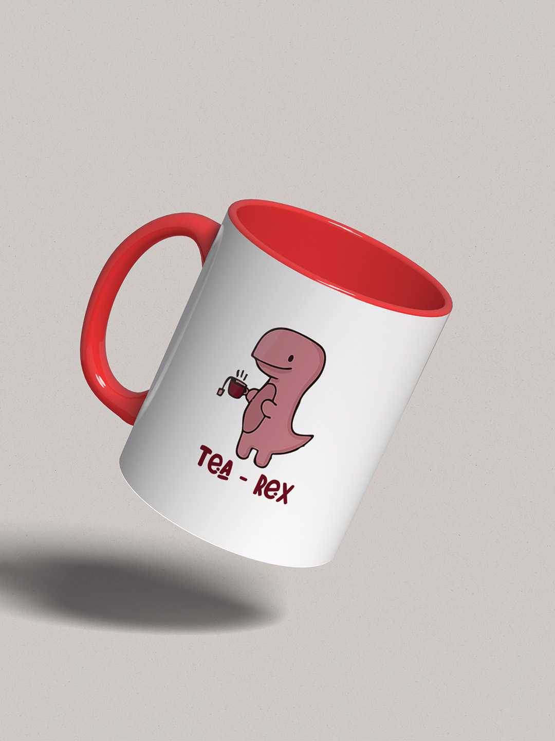 TEA-REX Graphic Printed Ceramic Mug