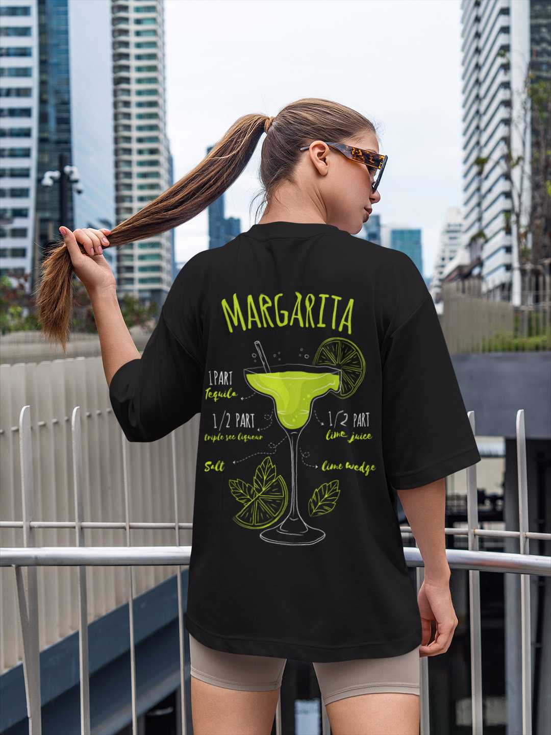 I Need A Huge Margarita Oversized Tee