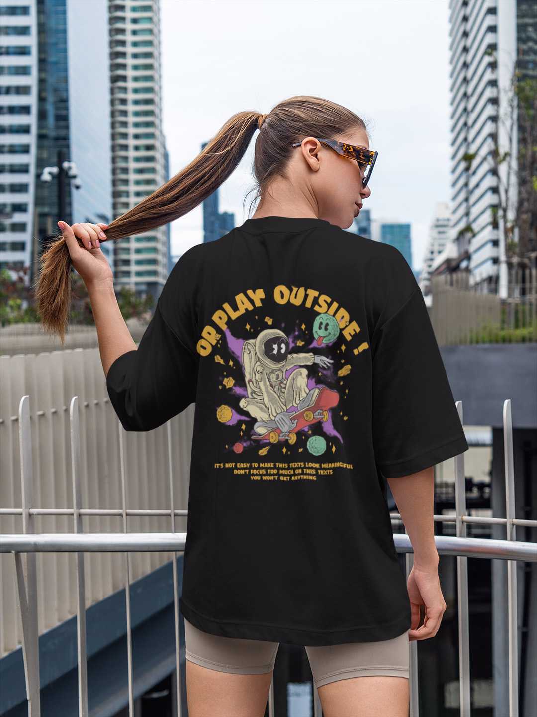 Play Inside Oversized Tee