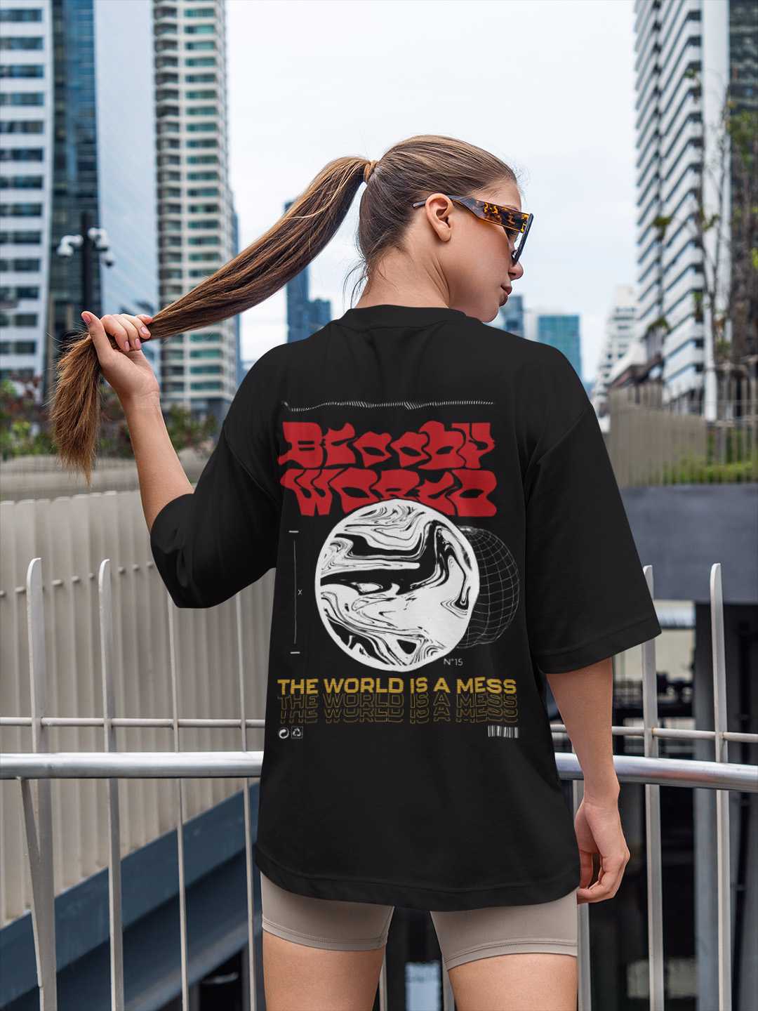 Bloody World Oversized Tee