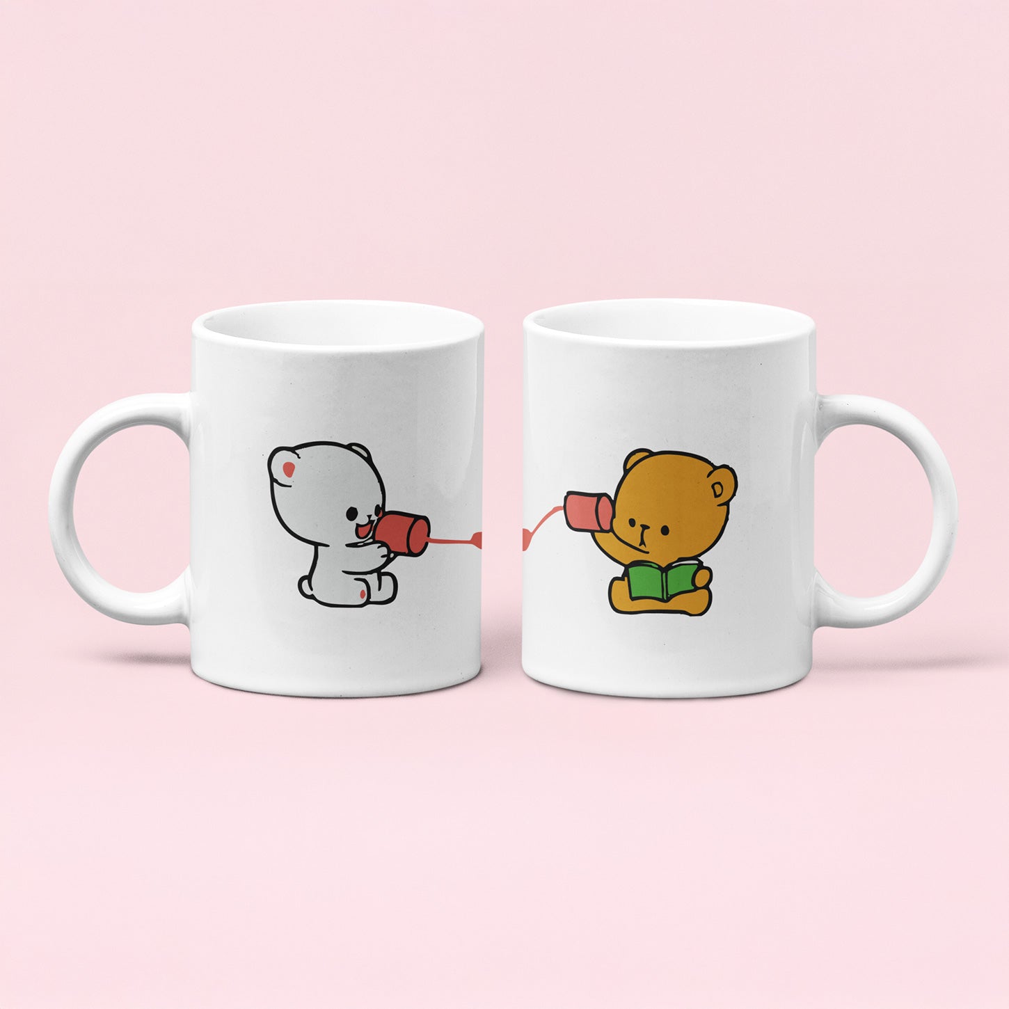 TWO BEARS,ONE LOVE COUPLE MUGS
