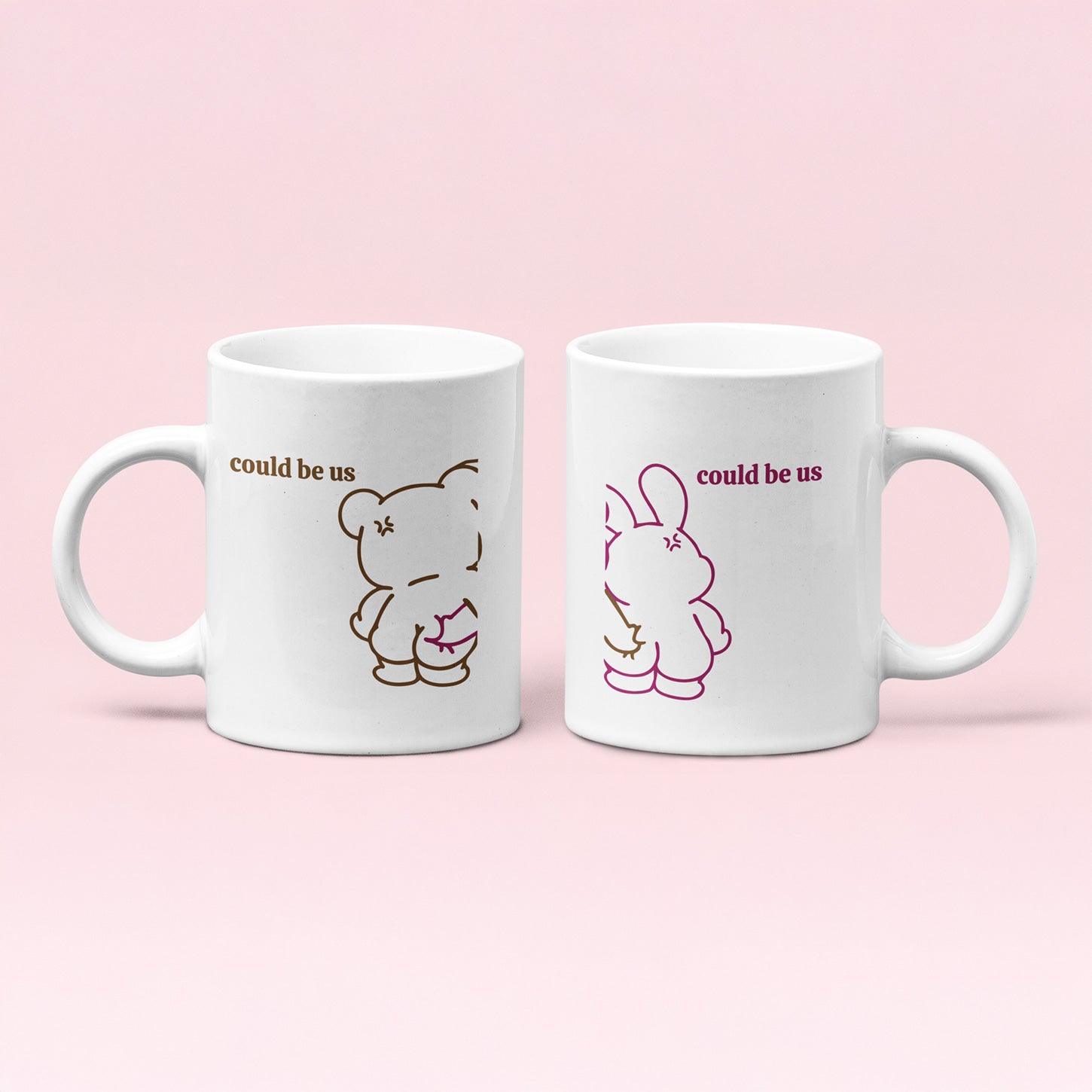 COULD BE US COUPLE MUGS